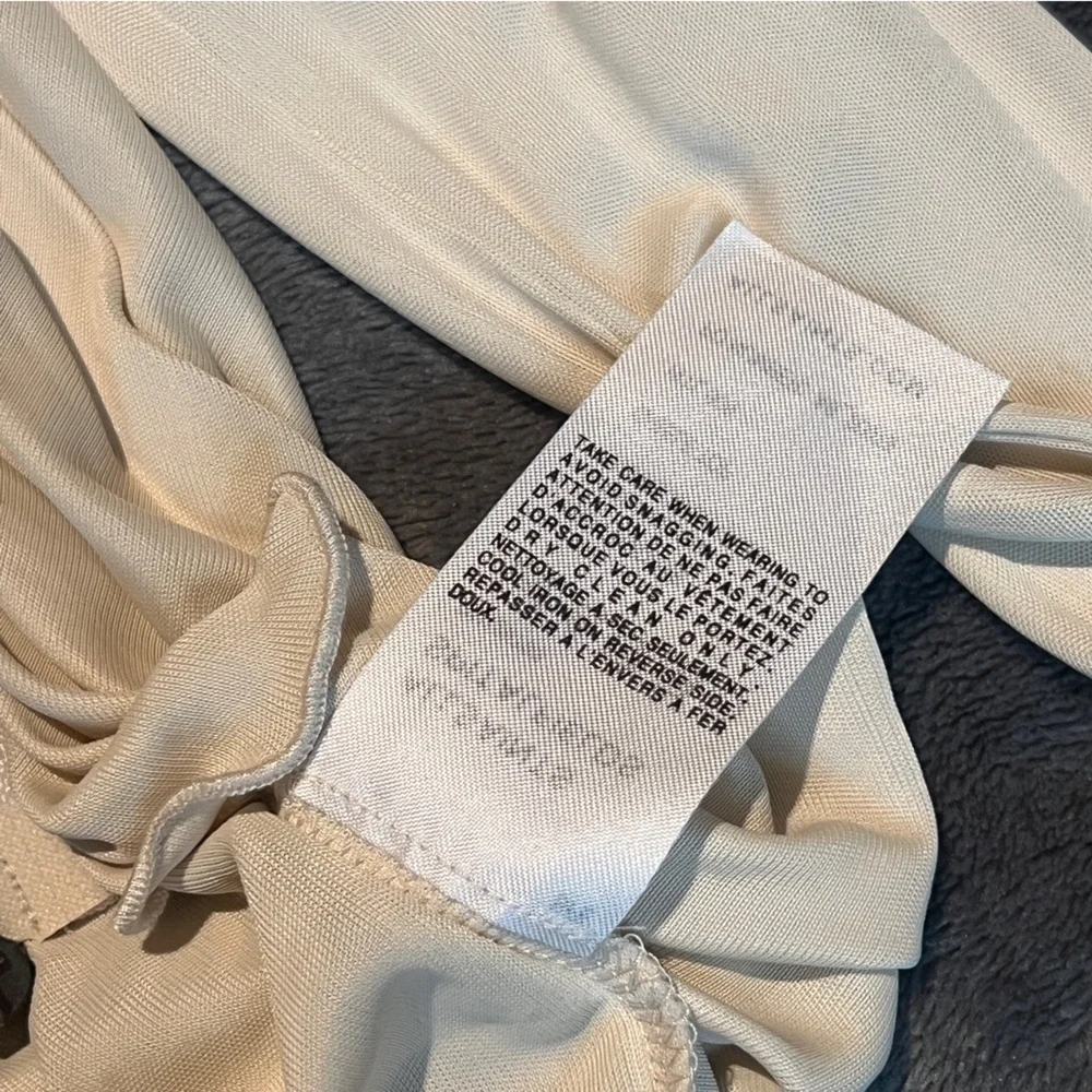 ALLSAINTS NWOT GISELE ROUCHED BODYCON ZIP DRESS - Picture 8 of 16